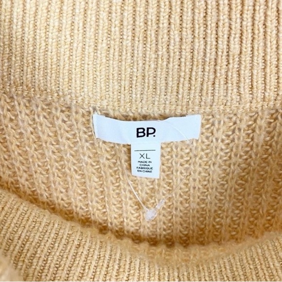 Women's Off-Shoulder Sweater - Tan - Picture 3 of 4